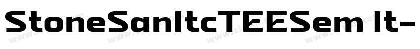 StoneSanItcTEESem It字体转换